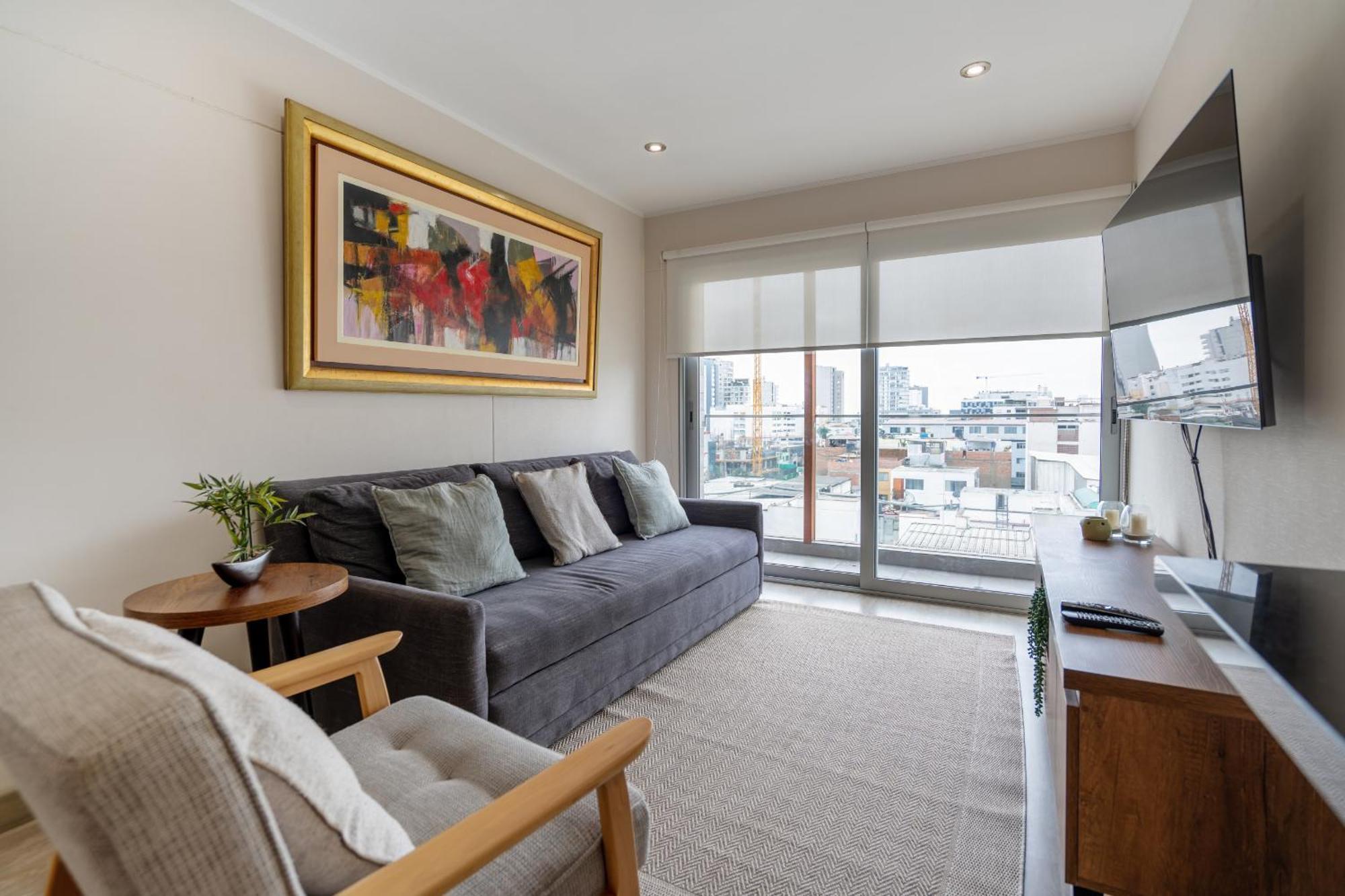 Modern 1Br Loft Close To The Seawalk Of Miraflores Лима Екстериор снимка